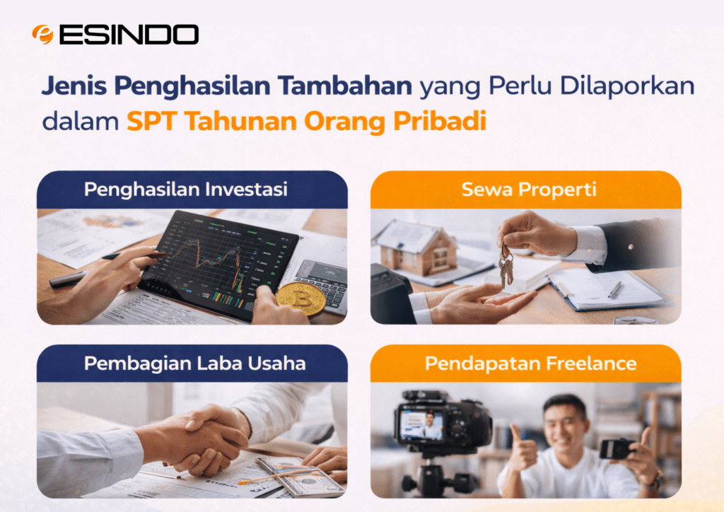 Jenis penghasilan tambahan spt tahunan orang pribad