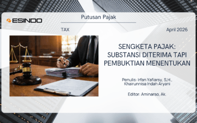 Sengketa Pajak: Substansi Diterima Tapi Pembuktian Menentukan