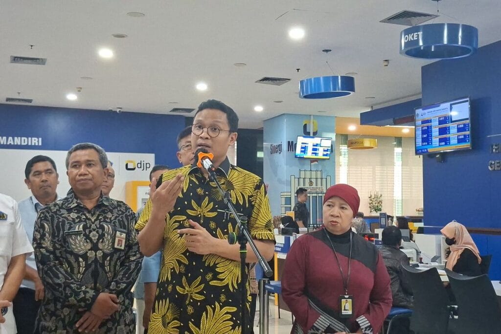 Dirjen Pajak Suryo Utomo berikan keterangan resmi perpanjangan SPT Badan 2026 hingga 31 Mei.