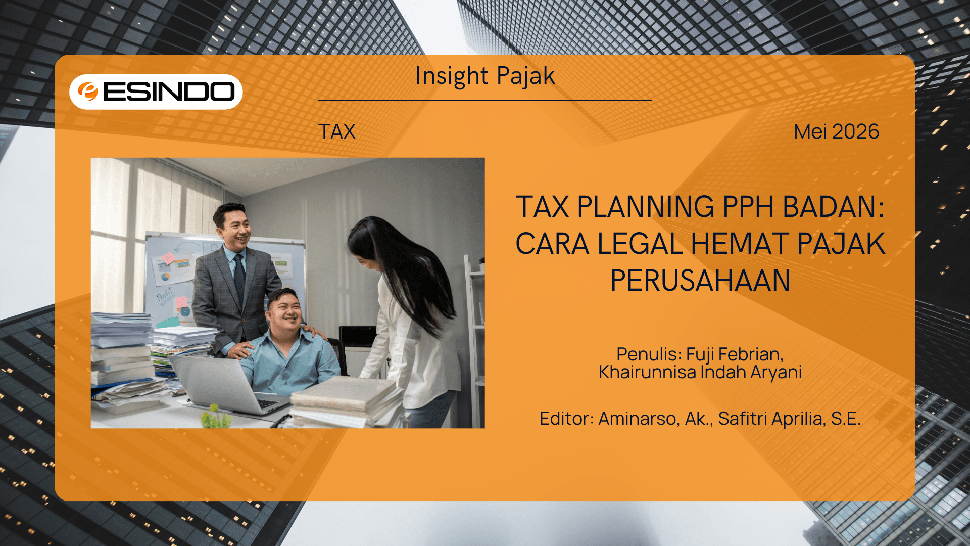 Tax Planning PPh Badan: Cara Legal Hemat Pajak Perusahaan