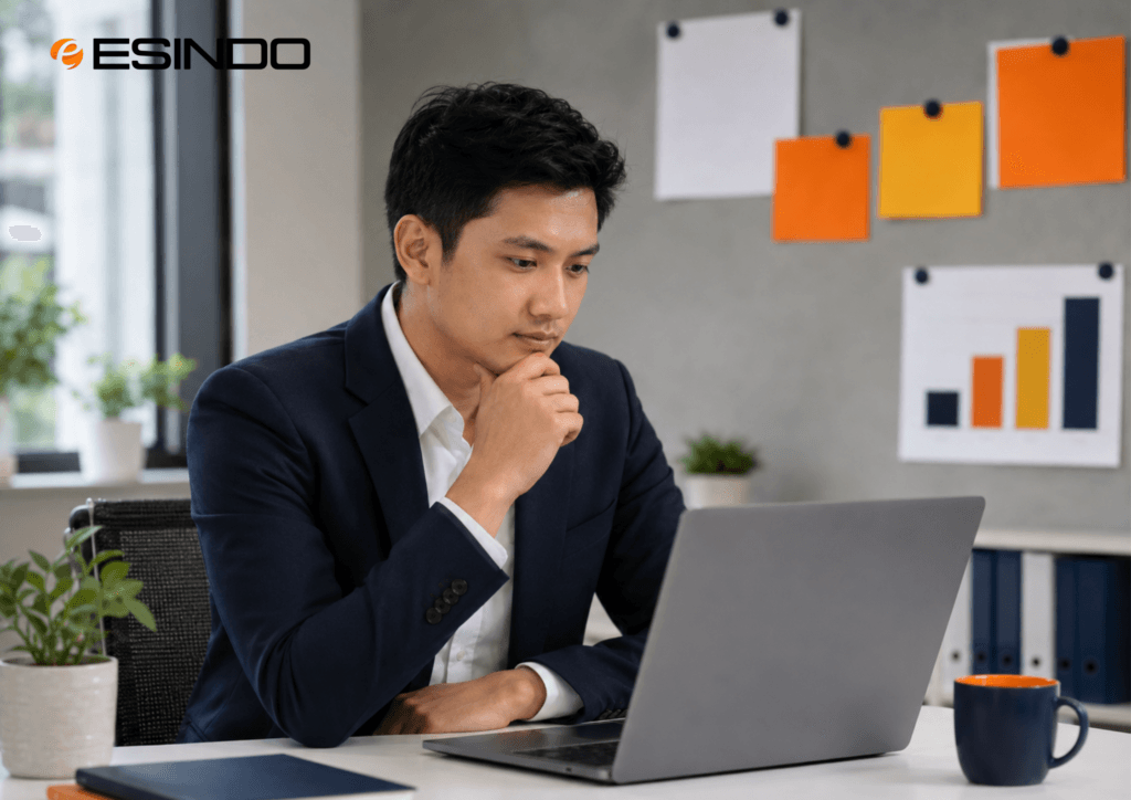 Bagan manajemen risiko perpajakan yang menunjukkan pentingnya rekonsiliasi data keuangan internal untuk mencegah mismatch dengan sistem Coretax Indonesia.