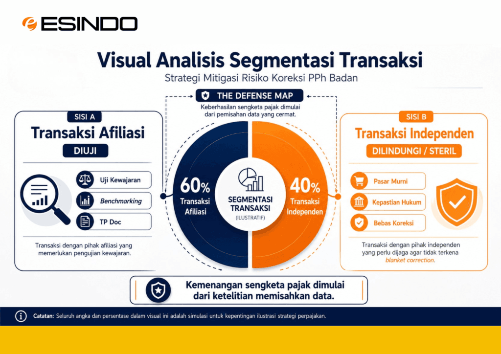 Strategi kemenangan sengketa pajak melalui ketepatan metodologi transfer pricing dan rigiditas bukti dokumentasi faktual Esindo Group.