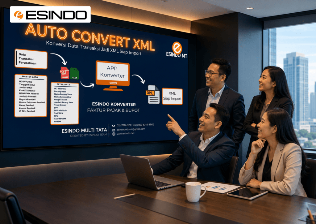 Aplikasi e-Converter untuk otomatisasi konversi file XML Coretax