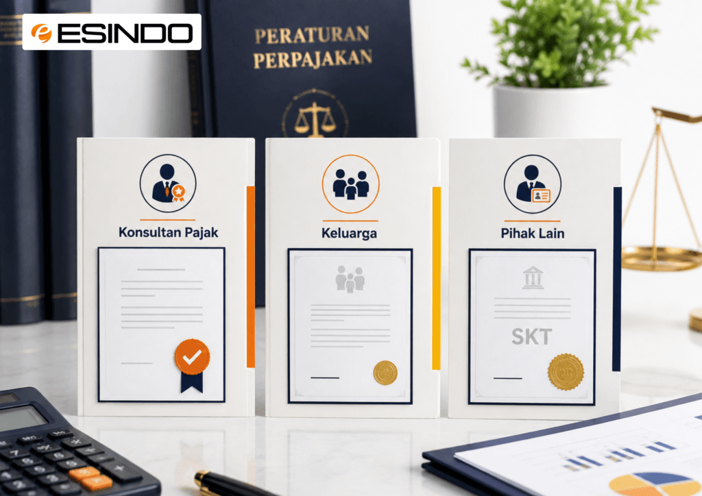 Ilustrasi dokumen Kuasa Wajib Pajak dan persyaratan pihak yang dapat menerima kuasa.
